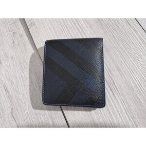 Burberry wallet Bifold Blue/black Check
